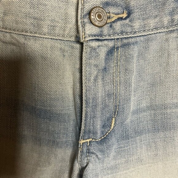 Abercrombie & Fitch Womens Size 28 Boyfriend Shorts Denim Blue Regular Cott - Picture 4 of 6